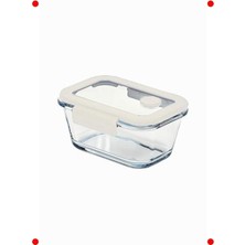 MarkEntegra Vakum Cam Saklama Kabı - 460 Ml, Gri