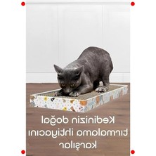 MarkEntegra Karton Oluklu Kedi Tırmalama Tahtası