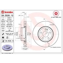 Brembo 09D52613 - Fren Dıskı On Mercedes W205 S205 C205 A205 W213 S213 C238