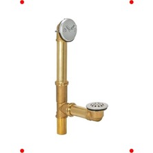 MarkEntegra Banyo Lavabosu Atık & Taşma Tahliyesi, Krom