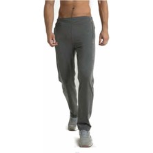 Crosstime Pamuklu Likralı Tek Alt Eşofman - Antrasit - 4xl