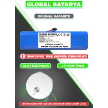 Xiaomi X10 Plus Robot Süpürge Bataryası 14.4V 5200MAH (Orijinal Kapasite)