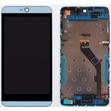 Day Htc Desire 826 LCD Ekran Dokunmatik Çerçeveli (Mavi) Blue