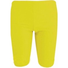 Demirci Tayt Kısa Likralı - Sarı - Xl