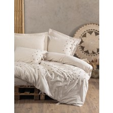 Bigelal Cotton Keten Çift Kişilik Nevresim Takımı Arie
