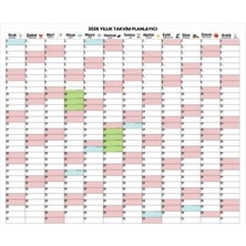 Kaizen Market 2026 Yıllık Takvim Manyetik Yapışkanlı Planlayıcı Akıllı Kağıt Tahta