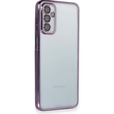 Mobify Samsung Galaxy M23 Kılıf Parlak ve Kamera Lens Koruyuculu Shiny Defens Premium Silikon Kapak