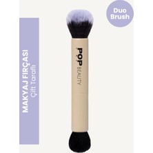 Pop Beauty Çift Taraflı Makyaj Fırçası, Duo Brush