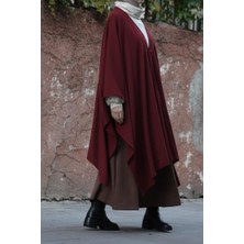 Ande Tesettür Triko Panço - Bordo