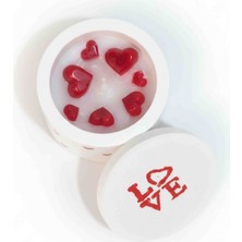 Yo&Ma Kalpli Dekoratif Mum Seti – Sevgililer Günü & Yıl Dönümü Özel