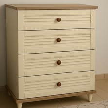 Eymense Panjurlu 4 Çekmeceli Şifonyer