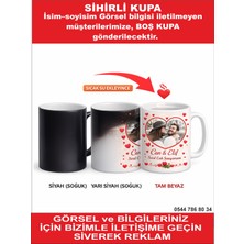 Siverek Reklam Kişiye Özel Sihirli Kupa Bardak – Fotoğraflı Isıya Duyarlı Kupa Sevgililer Günü Veözel Günlerinizde