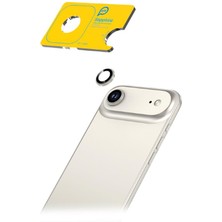 Piili iPhone 17 Air Safir Lens Koruyucu - Gri