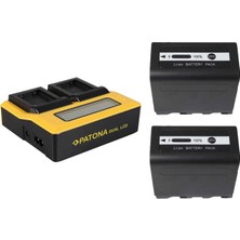 Patona NP-F970 Ikili Batarya ve Şarj Kiti