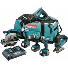 Makita DLX6068PT 6 Parça Akülü Set