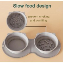 Eco Lounge Mikopet Katlanabilir Ikili Mama ve Su Kabı