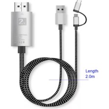 Shopwave ZR855 P8 2 In 1 Hdtv Kablo