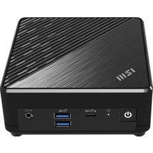 MSI Msı Cubı N Adl S-078EU Intel N100 4gb Ddr4 128GB SSD W11PRO Mini Pc Siyah