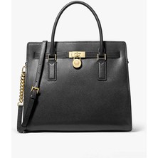 Michael Kors Kadın Hamilton Moderne Büyük Boy El ve Omuz Çantası - Siyah