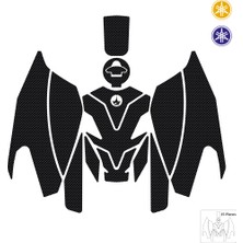 Grippatch Yamaha R25 (2025) Uyumlu 6d Karbon 15 Parça Tank Pad Seti - GC88