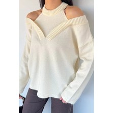 Gülseli Halter Yaka Kadın Triko Bluz P-00020154