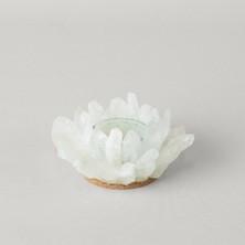 Linens Saut 10X10X5 cm Mumluk Beyaz