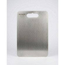 Volcano Paslanmaz Çelik Kesme Tablası 35X26 cm | Aısı 304 | 1.5 mm | Ölçü Cetvelli