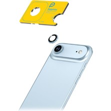 Piili iPhone 17 Air Safir Lens Koruyucu - Altın