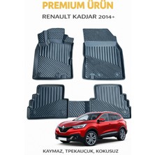 Black Gold Reault Kadjar 2014+ ile Uyumlu 3D Oto Paspas Premium