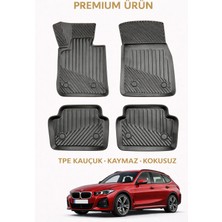 Black Gold Bmw X1 2009-2015 ile Uyumlu 3D Oto Paspas Premium