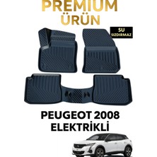 Black Gold Peugeot 2008 Elektrikli 3D Oto Paspas Premium