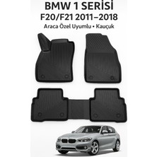 Black Gold Bmw 1 Serisi F20/F21 2011–2018 Uyumlu 3D Kauçuk Oto Paspas – Premium Seri