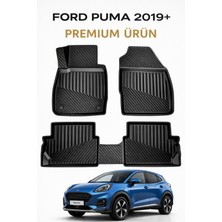 Black Gold Ford Puma 2019+ Uyumlu 3D Oto Paspas Premium