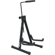 Presto Klump PRS-01 SAP DAYAMALI PROFESYONEL GİTAR SEHPASI - GİTAR STANDI SİYAH RENK