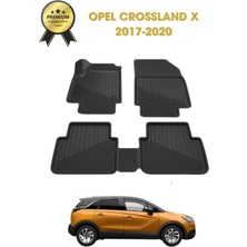 Black Gold Opel Crossland x 2017-2020 3D Havuzlu Oto Paspas Premium