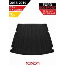 Raxon Ford Ecosport 2018-2019 Alt Bagaj Bagaj Havuzu – 3D Özel Kalıp | Su Geçirmez, Kaymaz, Tam Uyum