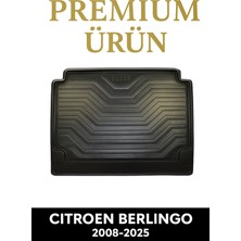 Black Gold Citroen Berlingo 2008-2025 Uyumlu Bagaj Havuzu 3D Premium