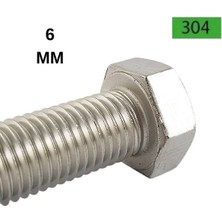 TYA Paslanmaz Civata Dın 933 A2 304 – M6 (25’li / 50’li Set)