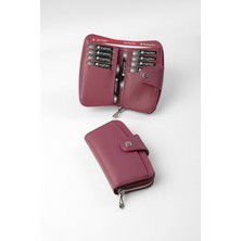 Cengiz Pakel Daily Kadın Orta Boy Cüzdan - 65311 - Mürdüm