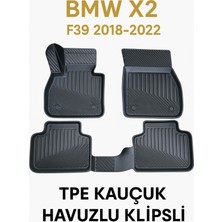 Black Gold Bmw X2 F39 2018-2022 Uyumlu 3D Havuzlu Oto Paspas Premium