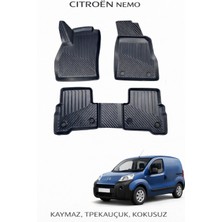 Black Gold Citroen Nemo ile Uyumlu 3D Oto Paspas Premium