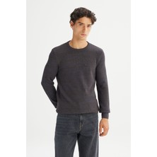 Lee Pamuklu Regular Fit Bisiklet Yaka Erkek Triko Kazak L2520364220