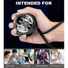 Go İthalat Gyro Ball El Bilek Egzersiztopu Otomatik Jiroskop Kol Kuvvet Spor Ekipmanı (5440)