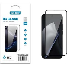 Go-Des Xiaomi 15T Pro Uyumlu Go Des Og Glass Antistatik Temperli Cam Ekran Koruyucu Şeffaf