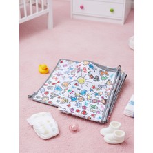 Yorni Family, Ikili Set, 45X55CM Sıvı Geçirmez, Askılı, Çok Amaçlı, Bebek Bakım Örtüsü