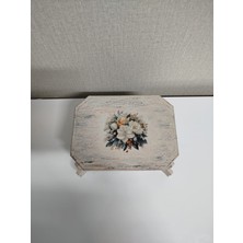 Tülamis hobi Ahşap Boyanmış Takı Kutusu