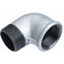 Galvanizli Kuyruklu Dirsek 2 Lik