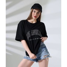 Angeles Baskılı Tişört