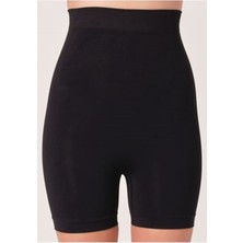 Siyah Kadın Kalça Kaldırıcı Dikişsiz Korse - 760