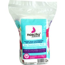 Yüz ve Göz Temizleme Pedi Pamuk Kare 50 Li Paket